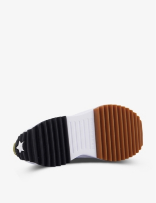 converse white canvas trainers