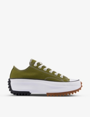 converse white canvas trainers