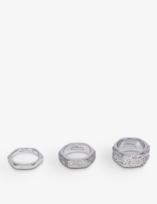 Off-White c/o Virgil Abloh Silver Hex Nut Ring in Metallic for Men
