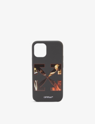 Off White C O Virgil Abloh Caravaggio Graphic Print Iphone 12 Mini Case Selfridges Com