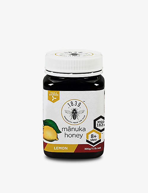 1839 HONEY: 1839 UMF 8+ Mānuka honey and lemon 500g