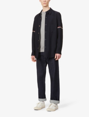 Ps By Paul Smith Ps Paul Smith Sweatshirt With Zebra Patch In Grey Melange