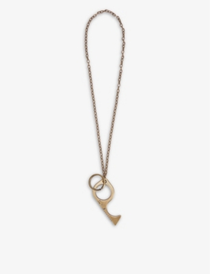 OFF-WHITE C/O VIRGIL ABLOH - Gold-tone safety key necklace