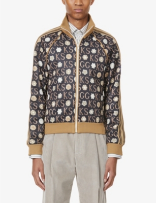 Gucci Black Ken Scott Edition Print Zip-up Track Jacket