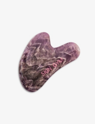 SKIN GYM: Heart amethyst gua sha