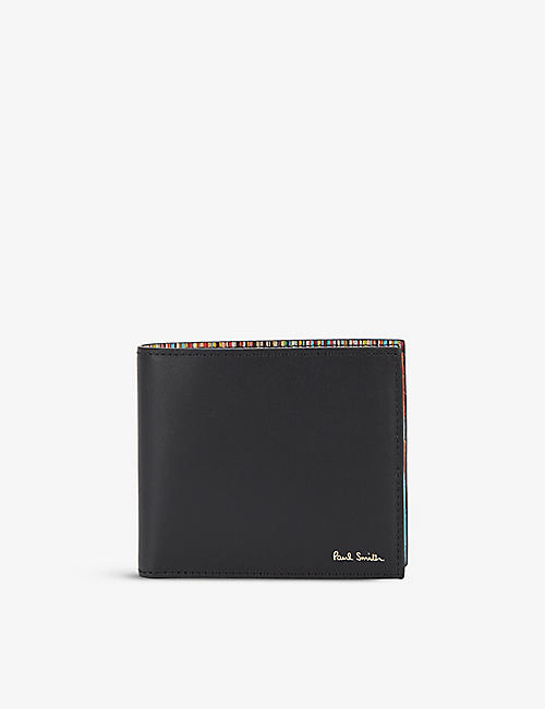 PAUL SMITH ACCESSORIES: Signature stripe interior leather billfold wallet