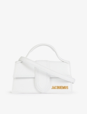 JACQUEMUS: Le Bambino leather top handle bag