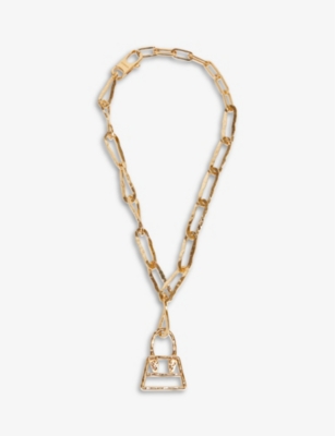 JACQUEMUS - Chiquito gold-toned brass chain necklace