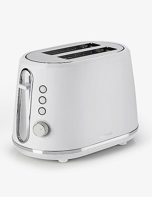 CUISINART: Neutrals two-slice stainless steel and plastic toaster