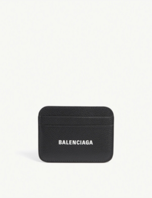 Balenciaga card holder on sale black