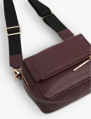 WHISTLES: Bibi leather cross-body bag