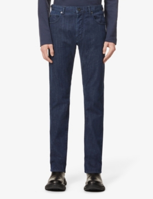 EMPORIO ARMANI J45 regular fit straight leg jeans Selfridges