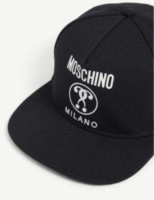 moschino hat and scarf set