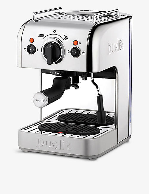 DUALIT: Stainless steel coffee machine
