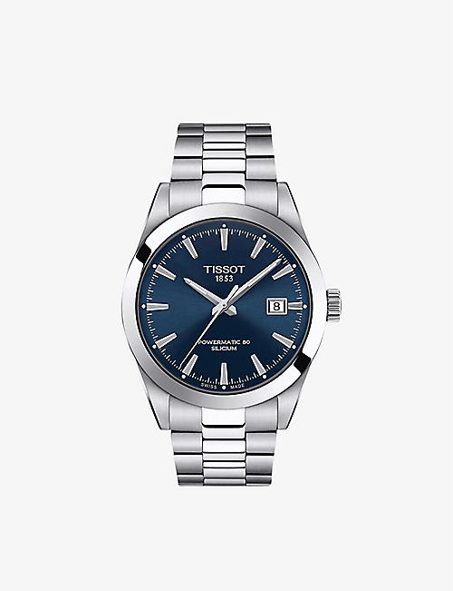 TISSOT: T127.407.11.041.00 Gentleman 80 Silicium stainless steel automatic watch
