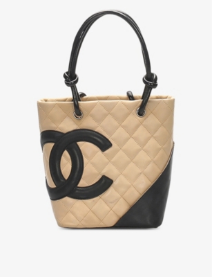 RESELLFRIDGES - Pre-loved Chanel Cambon Ligne leather bag |