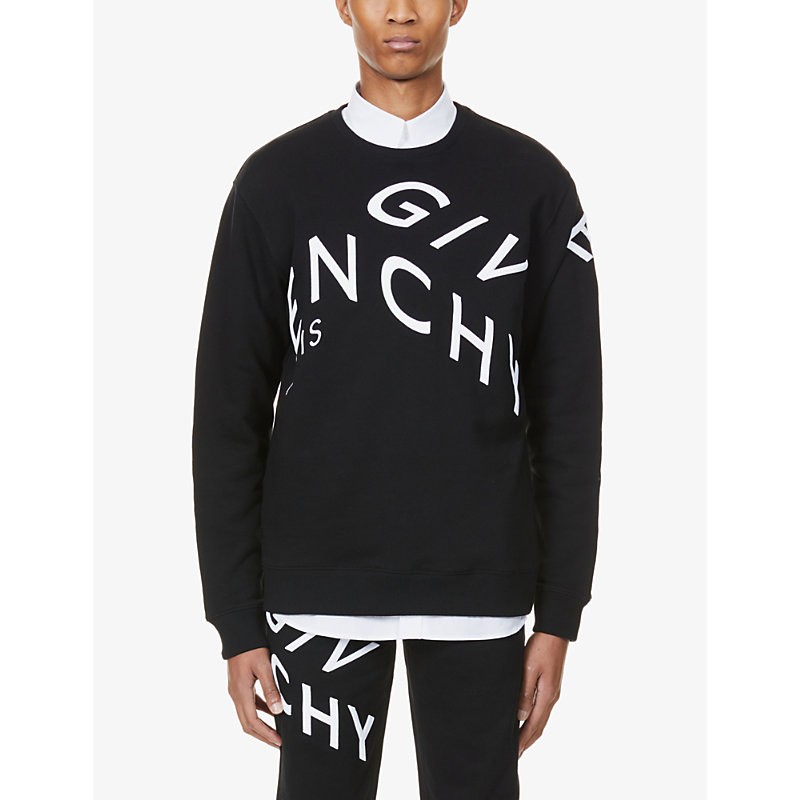 Givenchy Refract Logo-print Cotton-jersey Jogging Bottoms