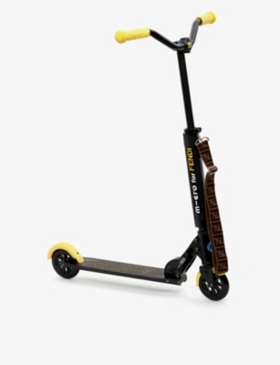 FENDI - Logo-embossed aluminium scooter 