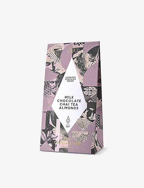 THE CHOCOLATIER: Milk chocolate and chai almond dragees 125g
