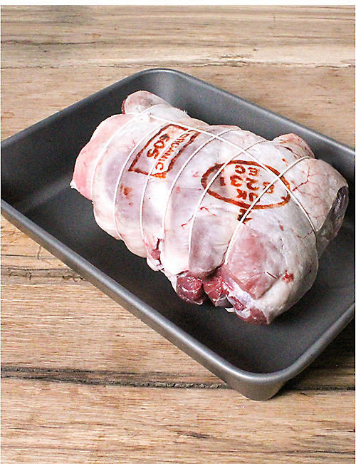 EVERSFIELD ORGANIC: Organic boned and rolled leg of lamb 2.4kg