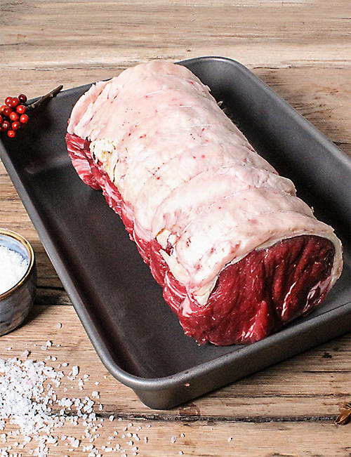 EVERSFIELD ORGANIC: Organic and grass-fed boned & rolled beef sirloin joint 2.4kg