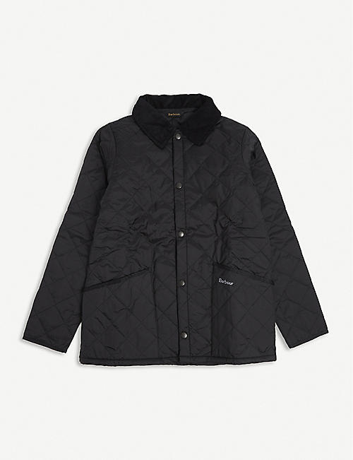 BARBOUR: Liddesdale quilted nylon jacket 6-15 years