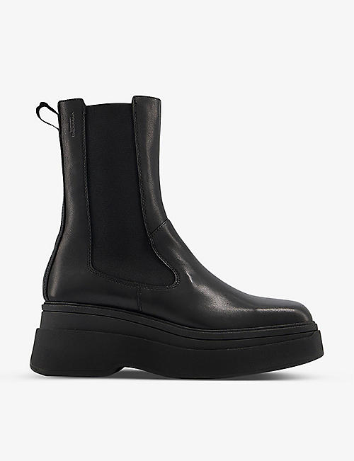 VAGABOND: Carla leather Chelsea boots