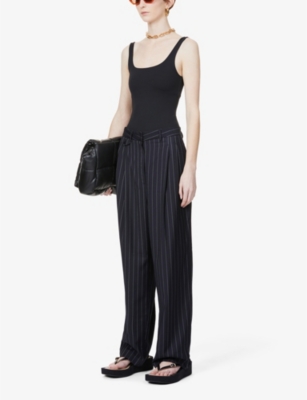 GOOD AMERICAN: Scoop-neck stretch-jersey body