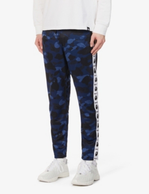 A Bathing Ape Camo Tape Camouflage-print Shell Jogging Bottoms