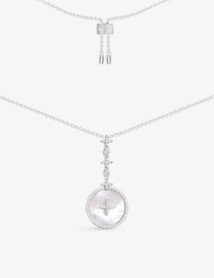 APM MONACO Eternelle sterling silver pendant necklace