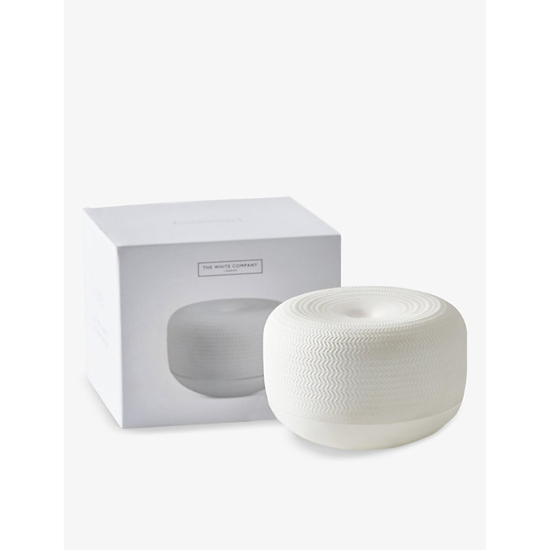 The White Company Textured Ceramic Electronic Diffuser 11cm