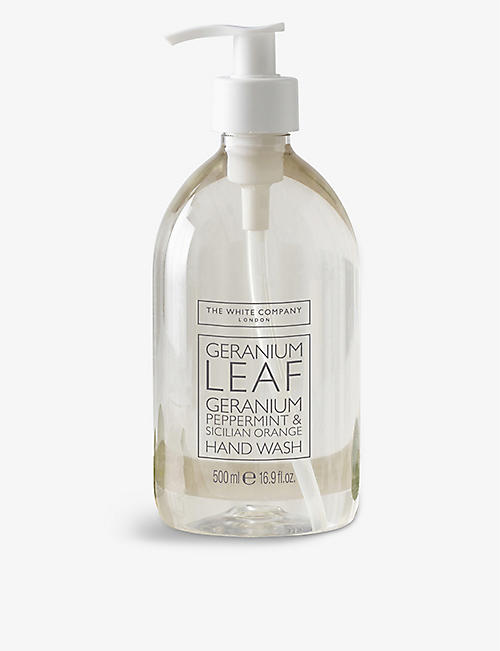 THE WHITE COMPANY: Geranium Leaf hand wash 500ml