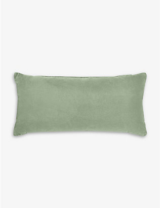 SOHO HOME: Monroe cotton-velvet blend cushion 35cm x 65cm
