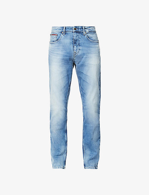 TOMMY JEANS: Austin tapered stretch-denim jeans