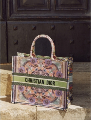 Christian Dior pre-owned Large Around The World Book Tote Bag