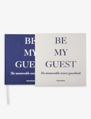 PRINT WORKS: Be My Guest guestbook 23.5cm x 23cm