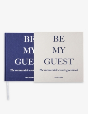 Printworks Be My Guest Guest Book - Interismo Online Shop Global