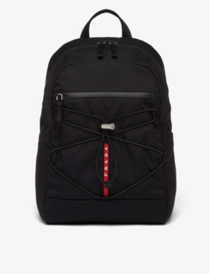 PRADA LINEA ROSSA Padded recycled shell backpack Selfridges