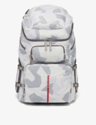 prada camo backpack