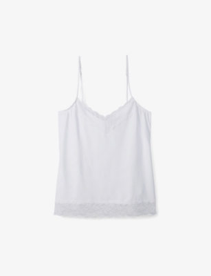 AllSaints Ophelia Printed Silk Blend Cami Top