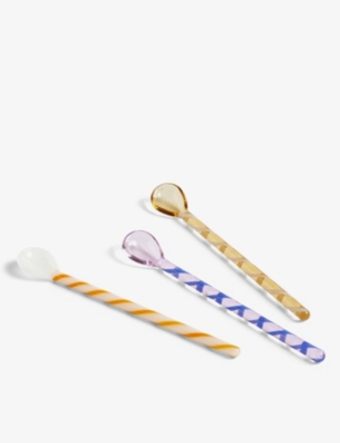 HAY: Glass spoons set of three