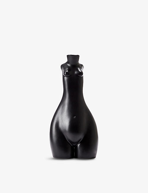 THE CONRAN SHOP: Anissa Kermiche Tit for Tat tall ceramic candlestick holder 26cm