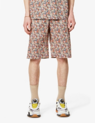 Gucci x Liberty Mary rose-print cotton shorts(9017219)