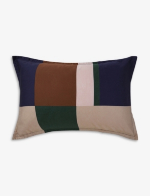 Colour Block Oxford organic-cotton pillowcase140cm x 200cm(9039879)