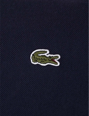 LACOSTE: Le Croco logo-embroidered cotton bath sheet 100cm x 150cm