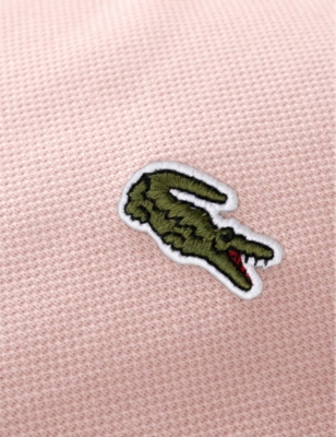 LACOSTE: Le Croco logo-embroidered cotton hand towel 50cm x 100cm