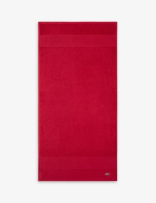 Lacoste Bath Towels Signature Croc Bath Towel — Everyday Eshopping