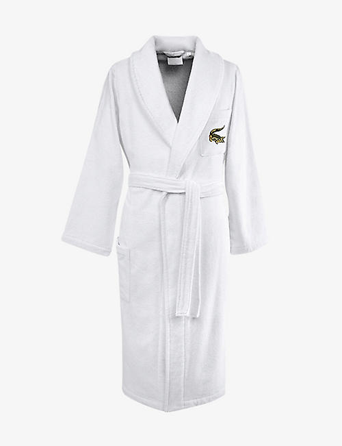 LACOSTE: Rene cotton dressing gown