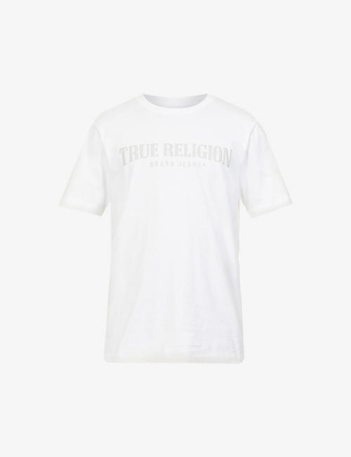 TRUE RELIGION: Logo-print cotton-jersey T-shirt