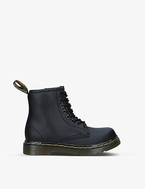 DR. MARTENS: 1460 lace-up leather ankle boots 6-9 years